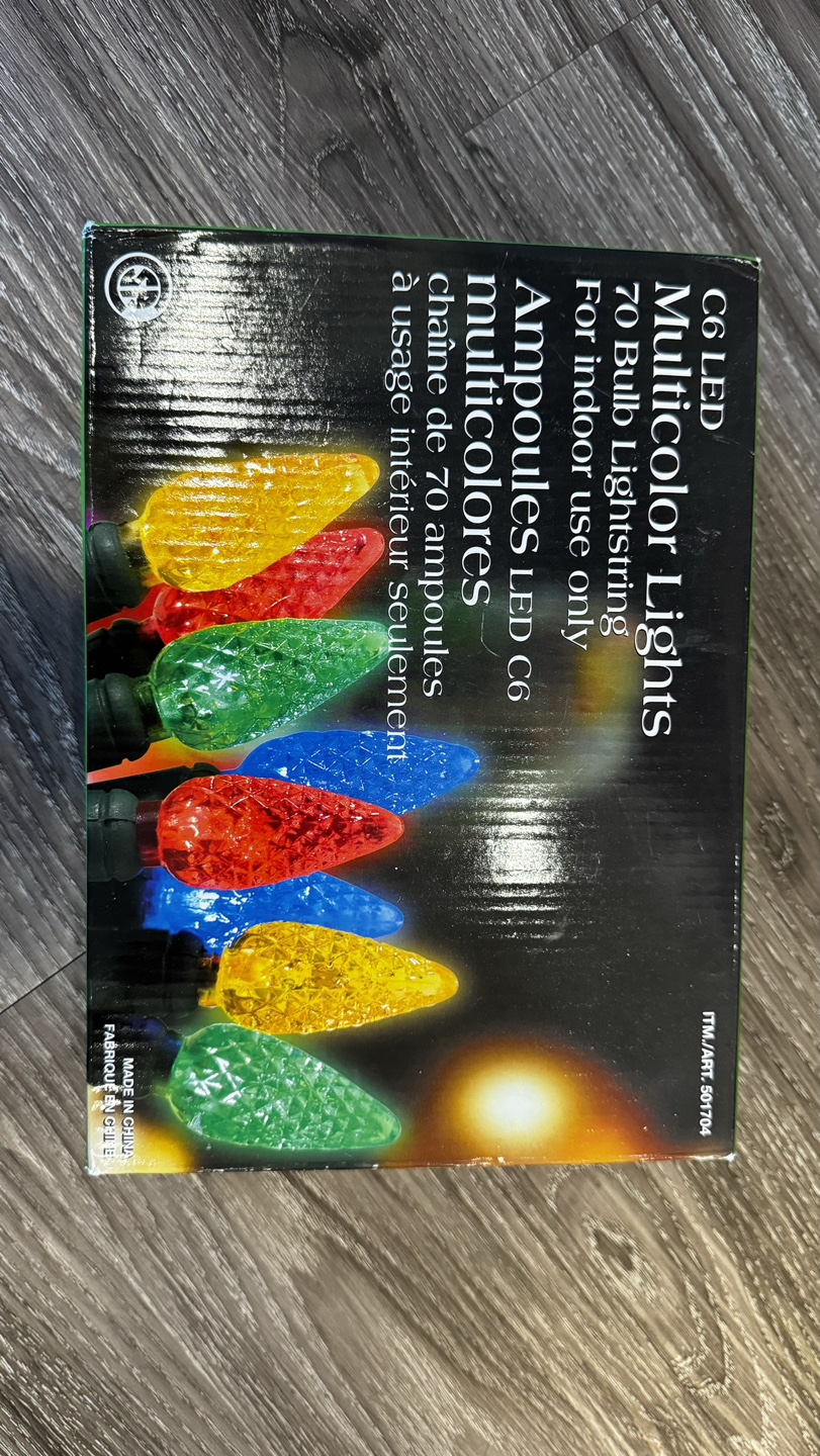 60 LED Multicolour Lights 70 Bulb Lightstring - photo 3