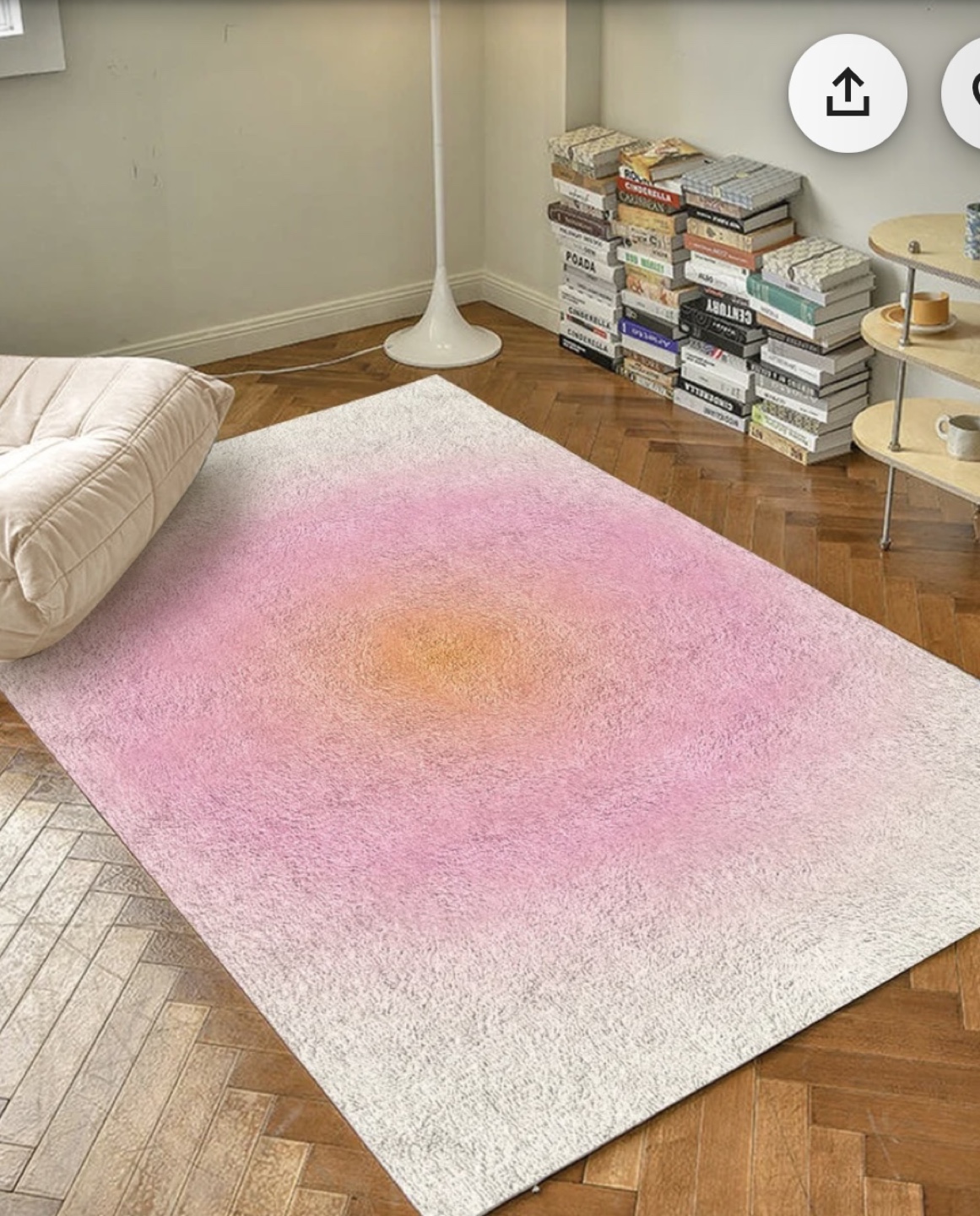 Etsy - Pink and Orange Rug