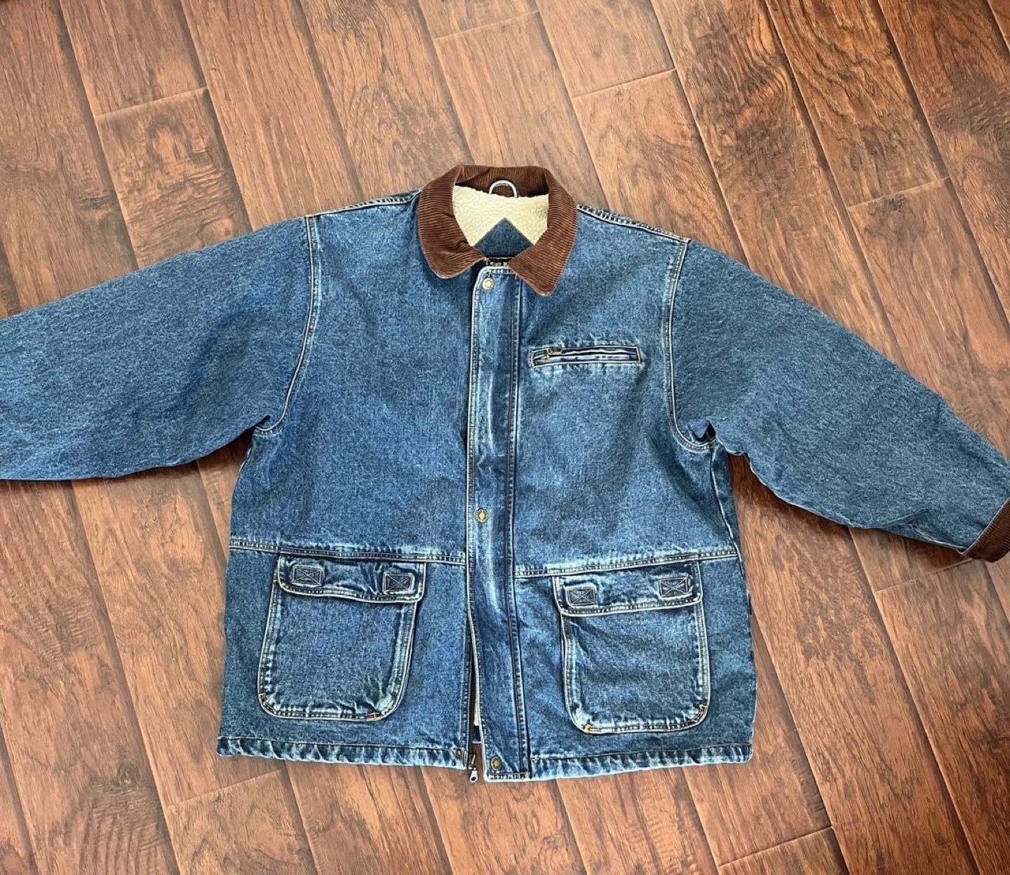 Vintage sherpa Denim Jacket