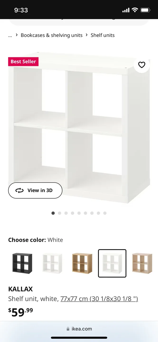 IKEA KALLAX Shelf Unit thumbnail