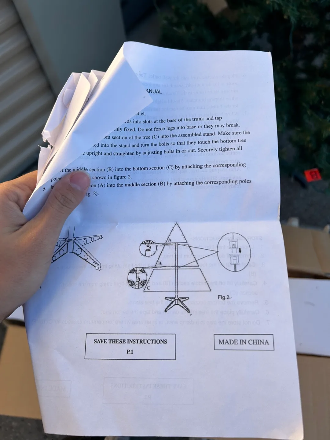 Pre-Lit 6.5 ft Boston Pine Christmas Tree image indicator(4)