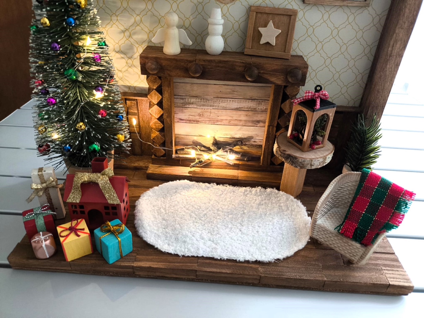 Christmas Miniature Room Handmade - photo 5