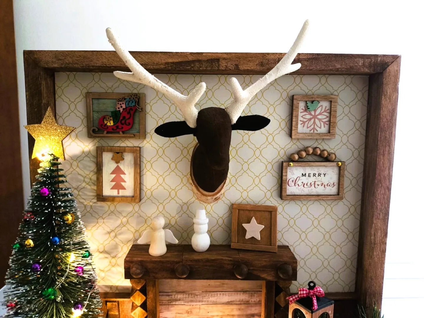 Christmas Miniature Room Handmade image indicator(6)