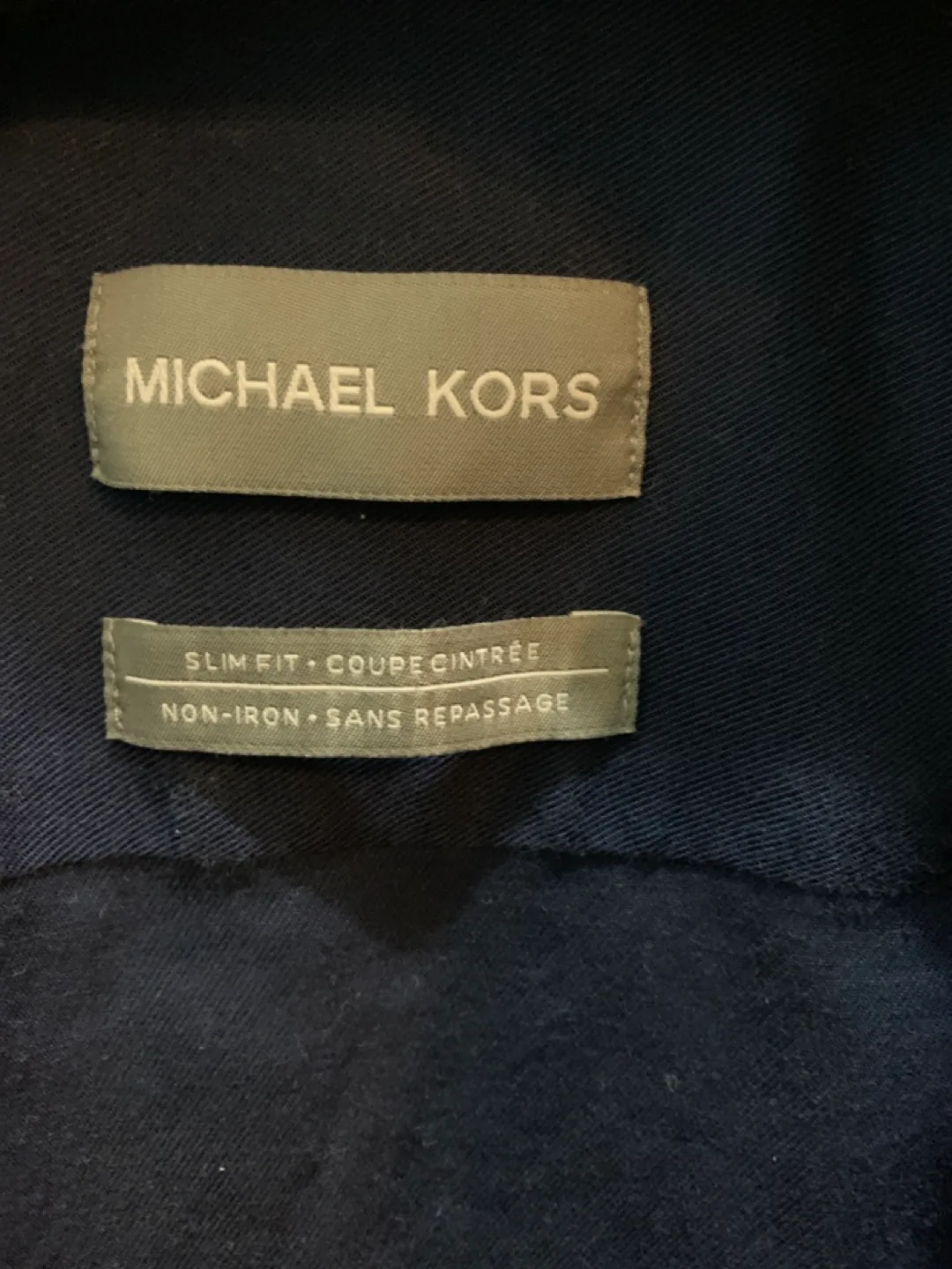 Michael Kors Men's Blue Dress Shirt 🧡 image indicator(2)