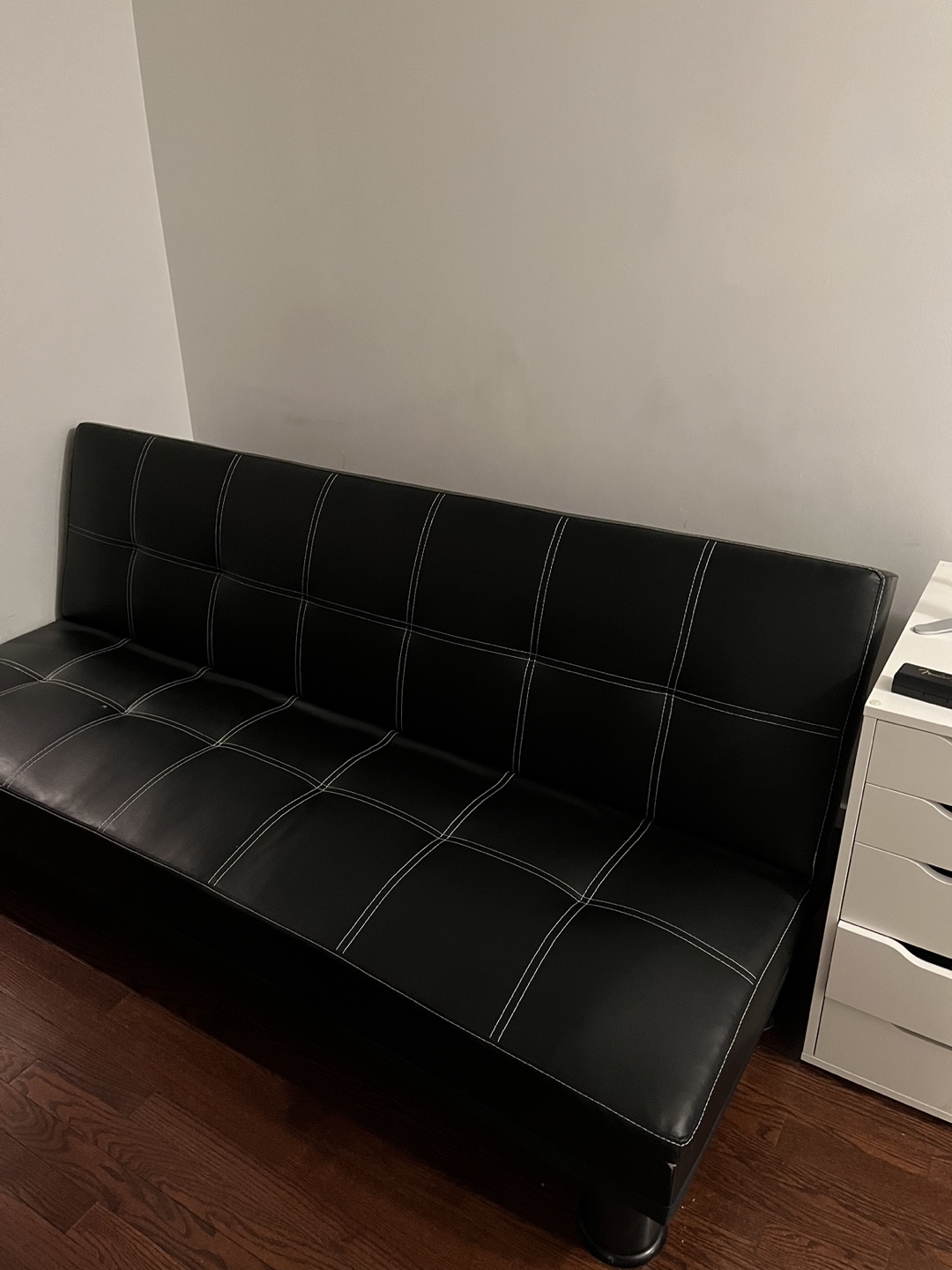 Click clack leather Sofa