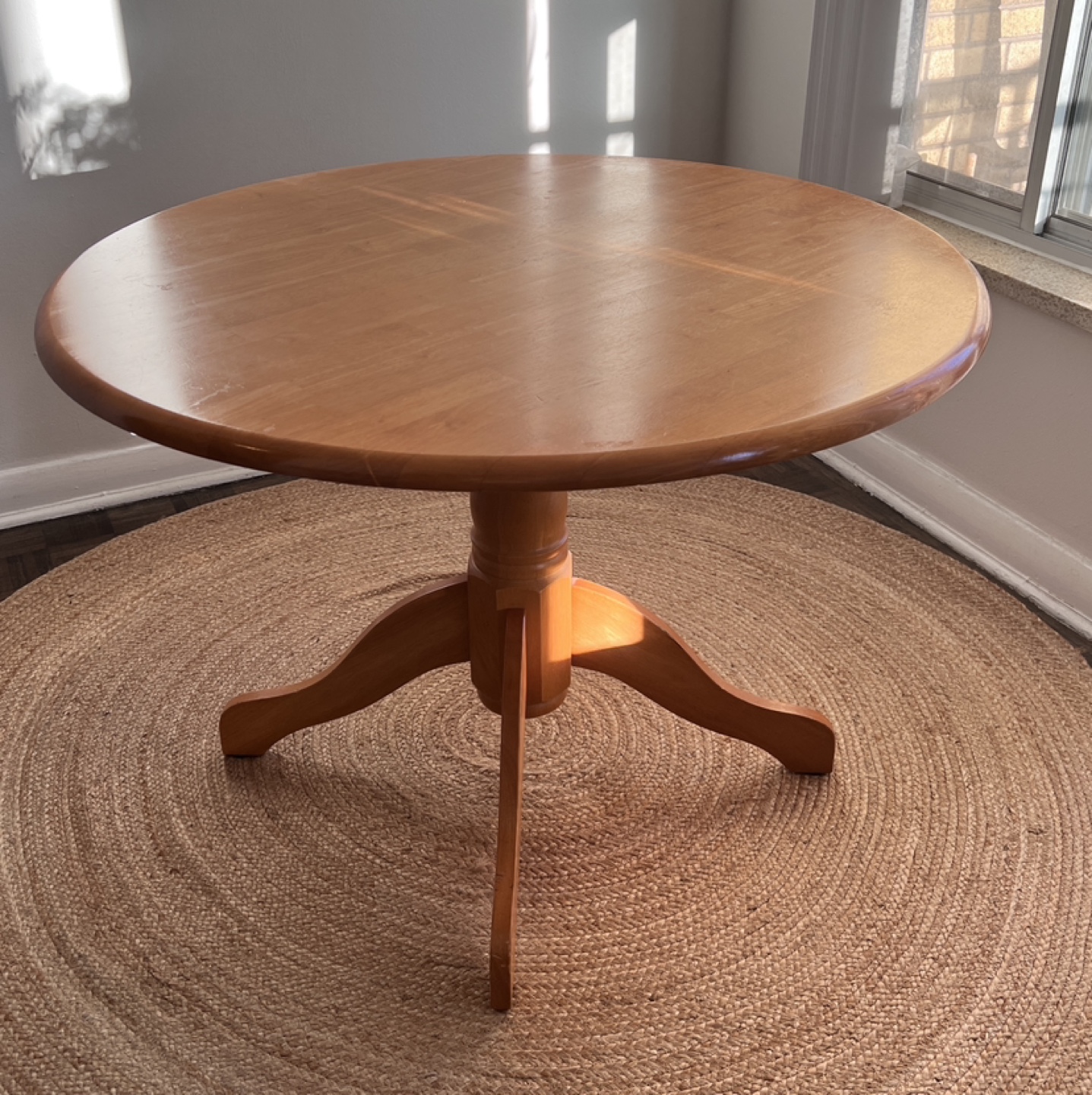 Round Wooden Dining Table