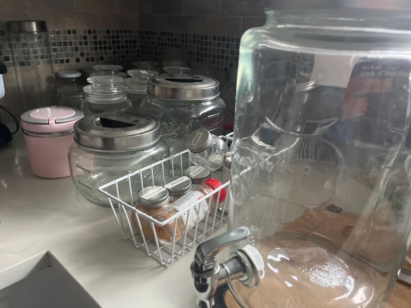 Glass Jars and Containers - Set of 6left thumbnail