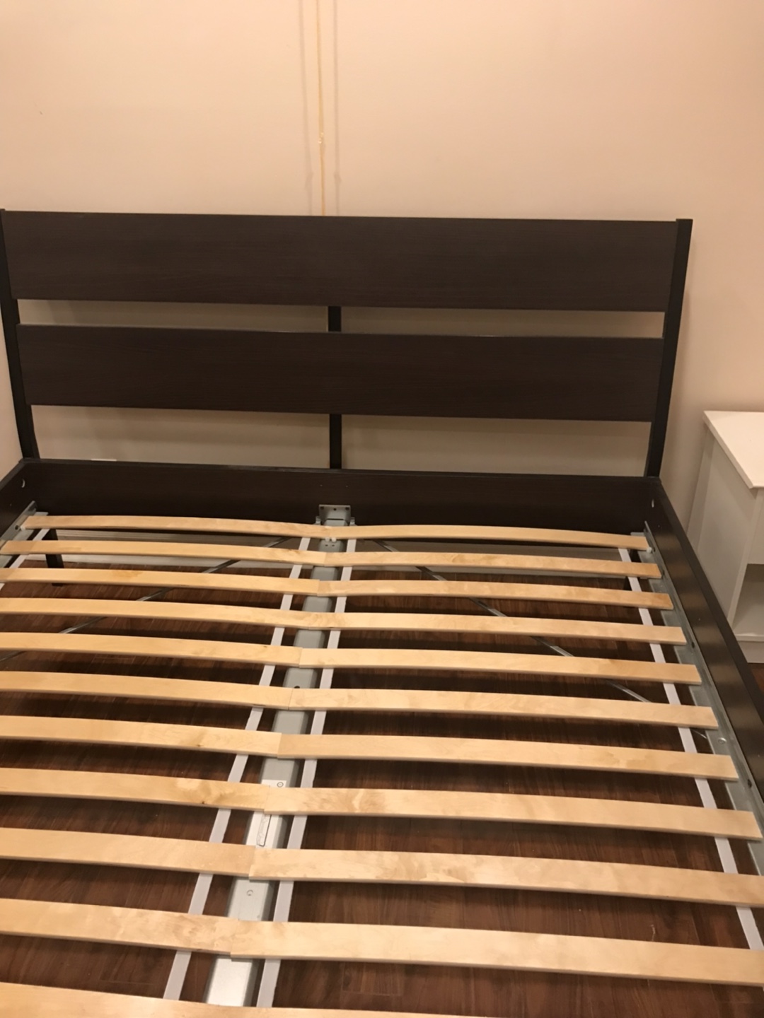 IKEA Queen Bed Frame With new Mattress - photo 3