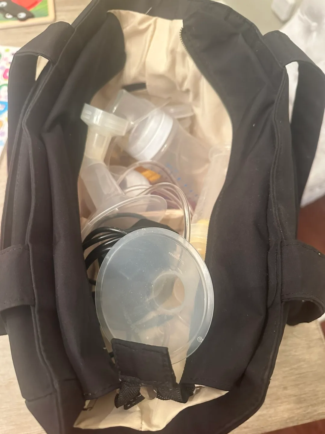 Black Breast Pump Bag thumbnail
