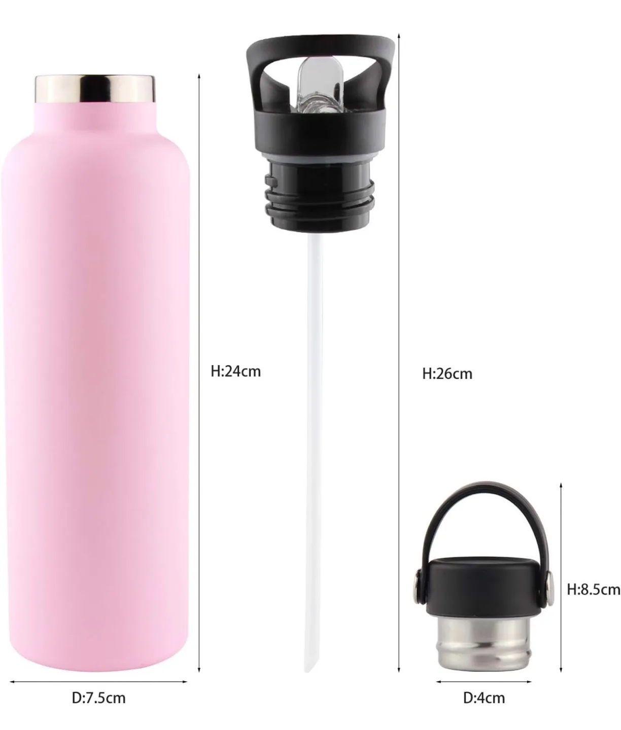 Stainless steel insulated water bottle thumbnail
