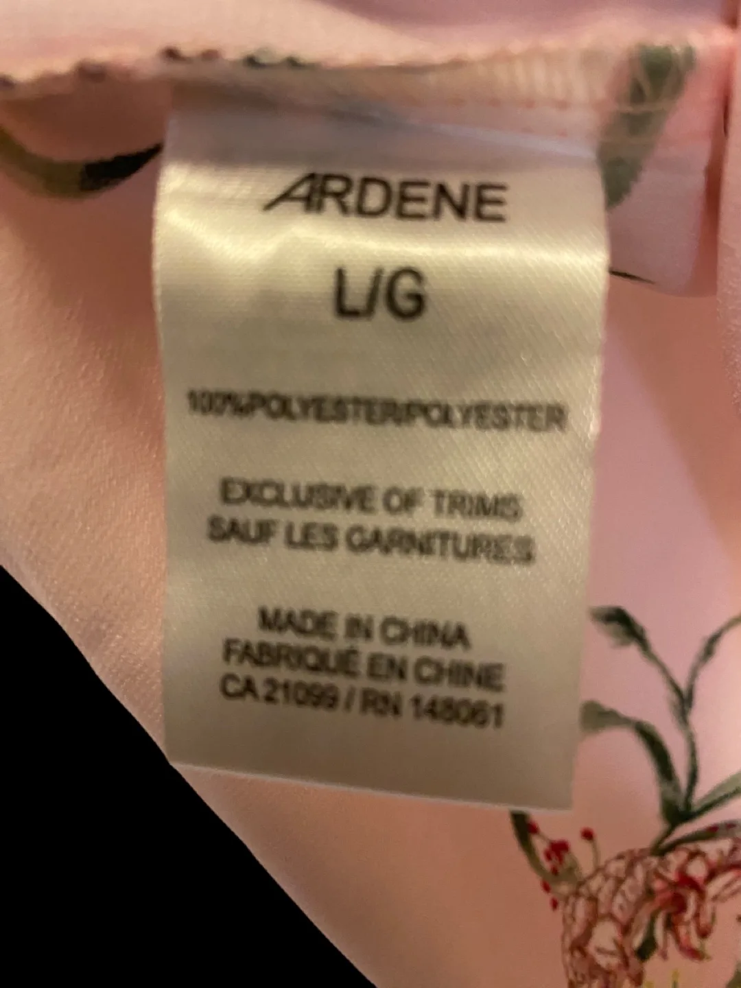 Ardene Pink Floral top image indicator(4)