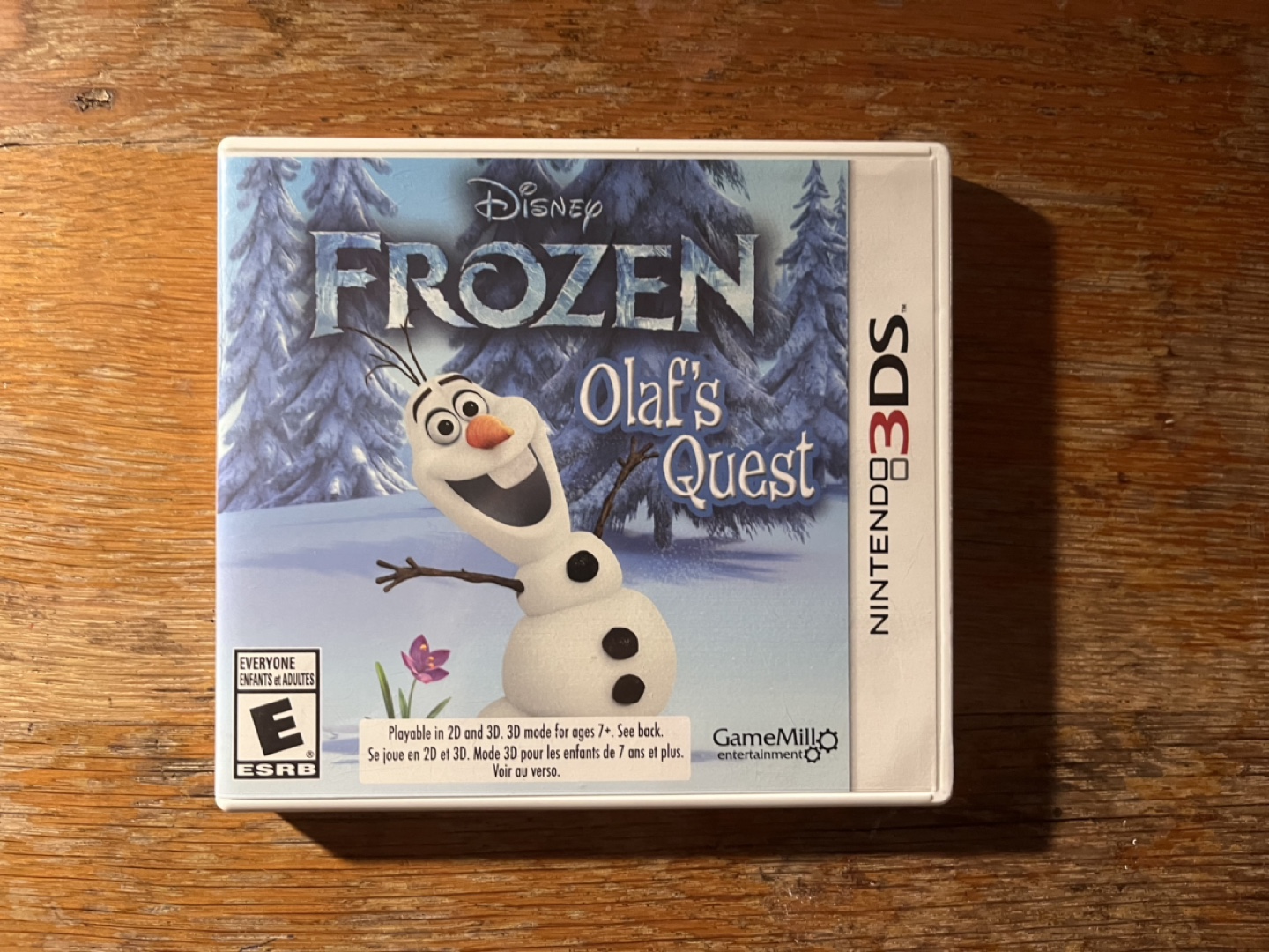 Disney Frozen Olaf's Quest Nintendo 3DS Game