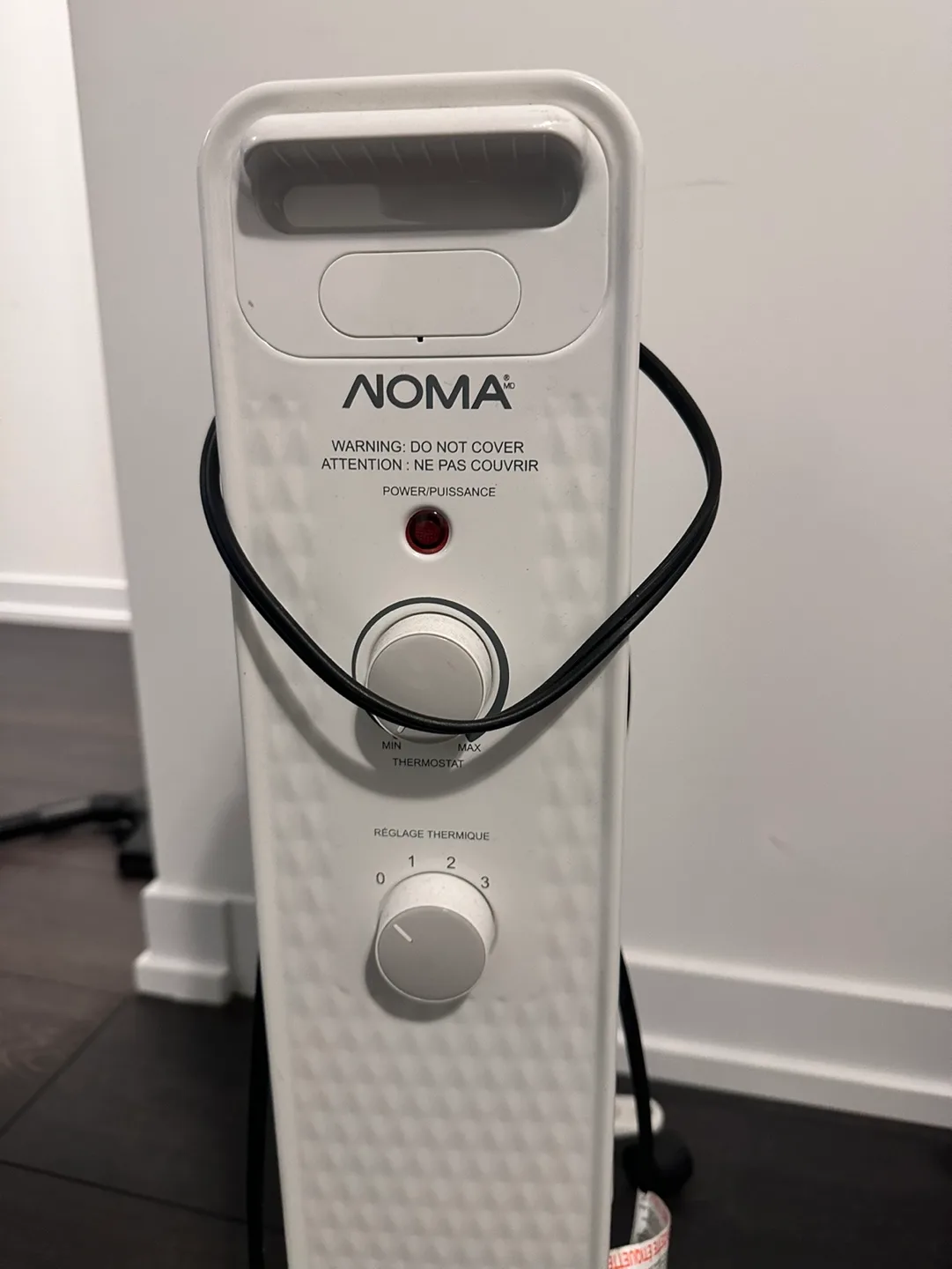 Noma Electric Heater Radiator image indicator(3)