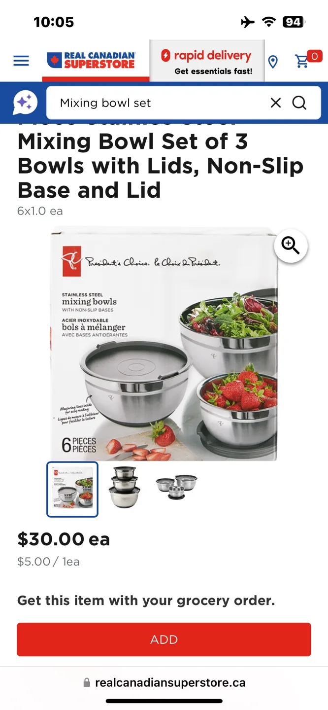 🧡4pcs Stainless Steel Mixing Bowls with Lids image indicator(6)