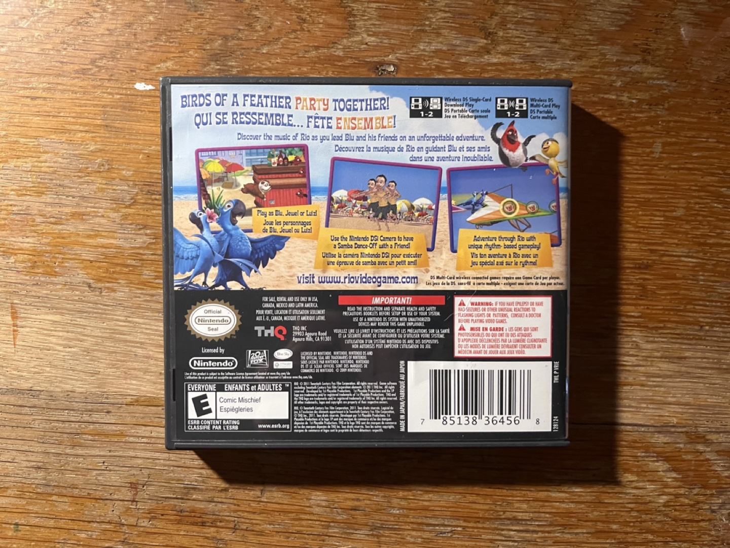 Rio Nintendo DS Game - photo 3