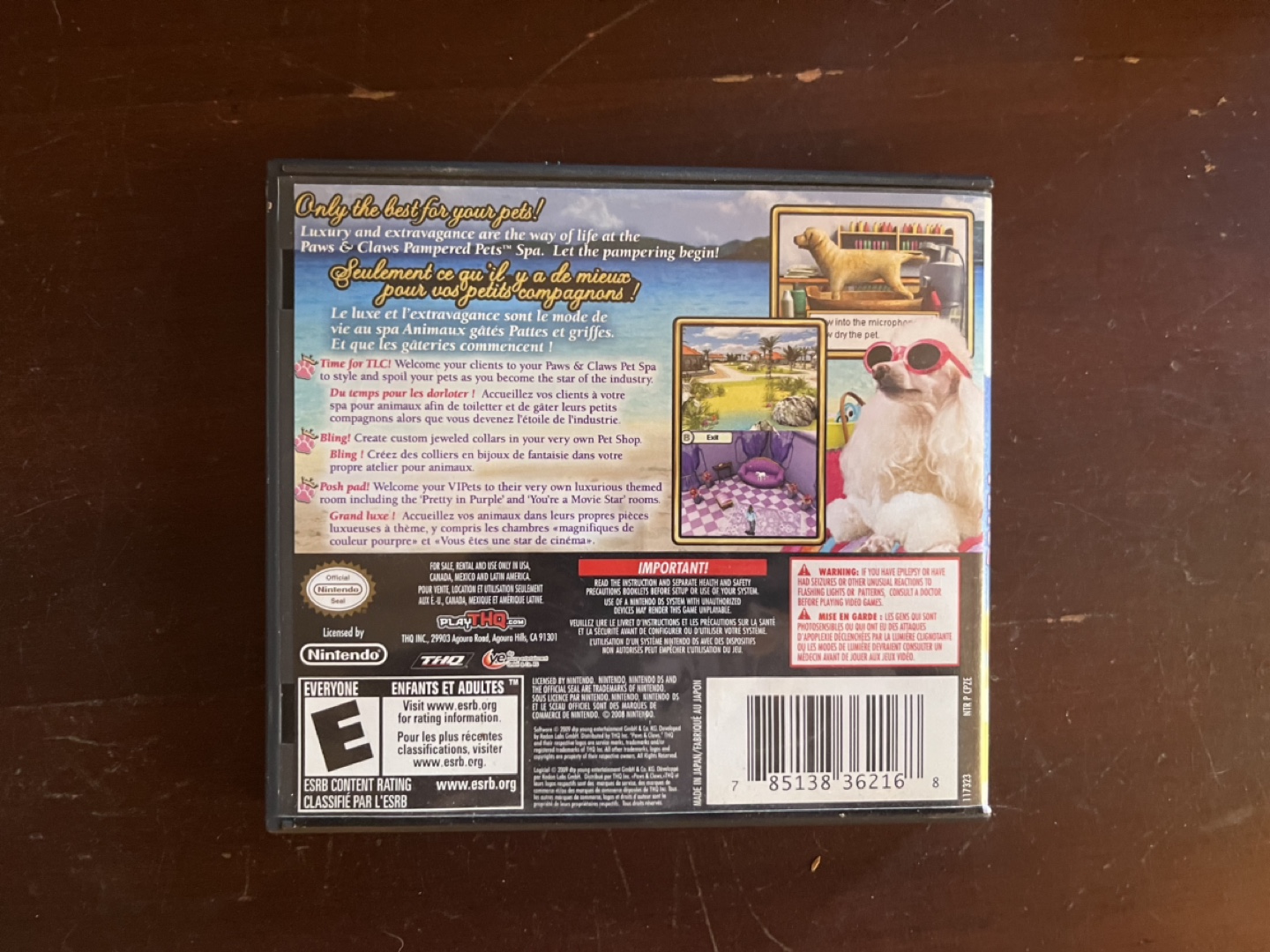 Paws & Claws Pampered Pets Nintendo DS Game - photo 3