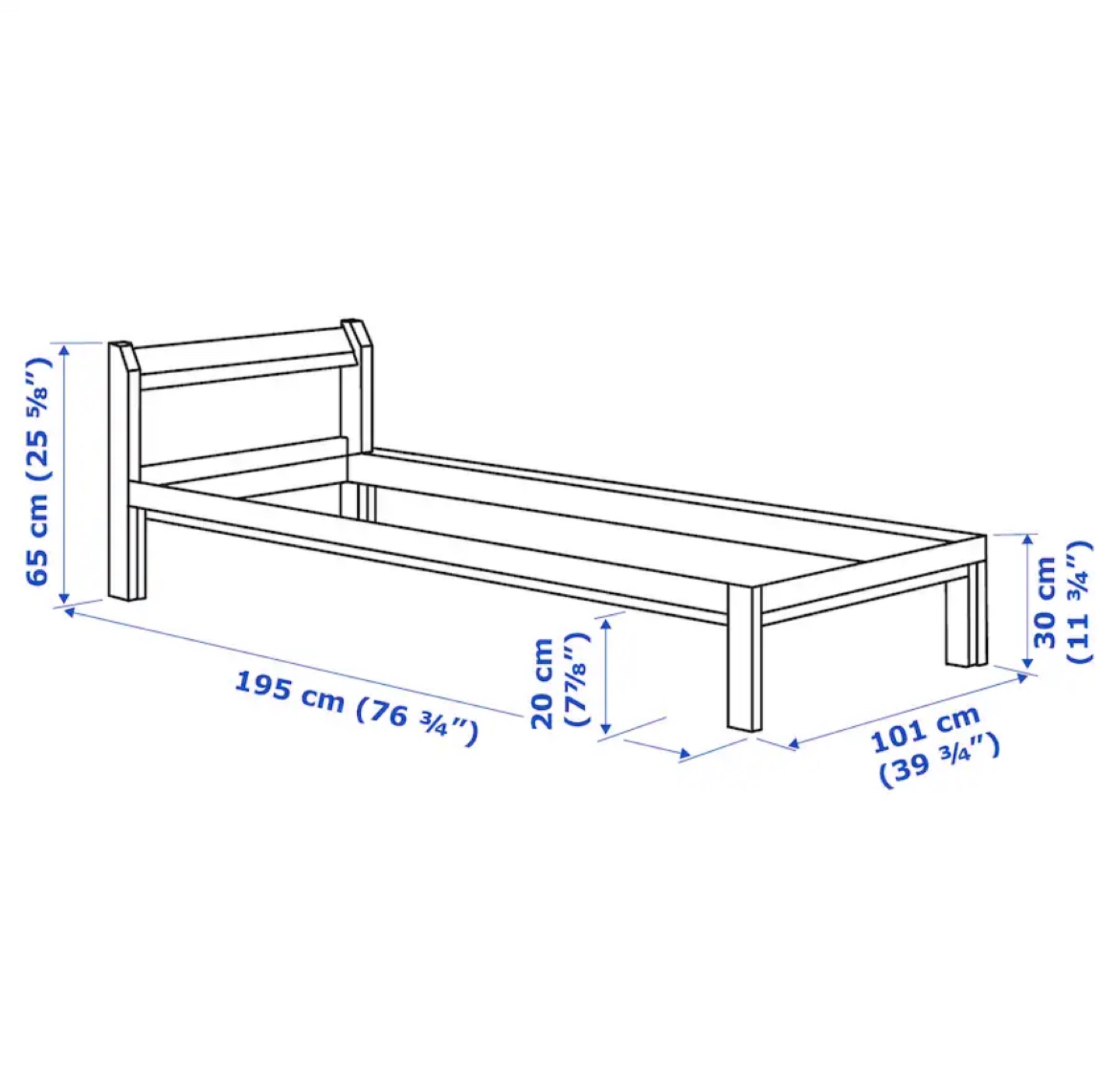 IKEA  Twin Bed Frame - photo 2