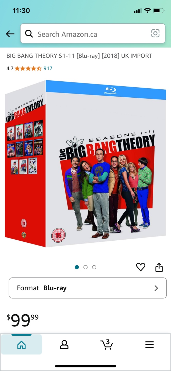 The Big Bang Theory Seasons 1-11 Blu-ray