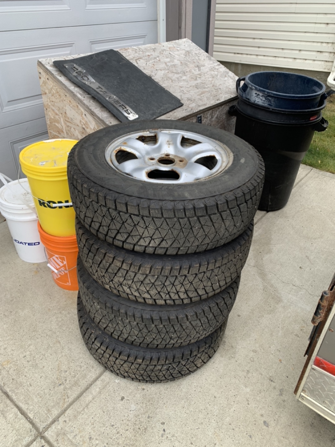 Set of 4 Winter Tires & Rims