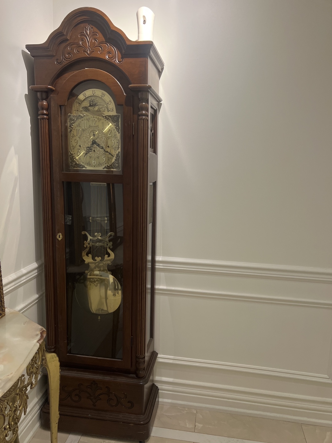 Bulova Grandfather Clock - photo 3