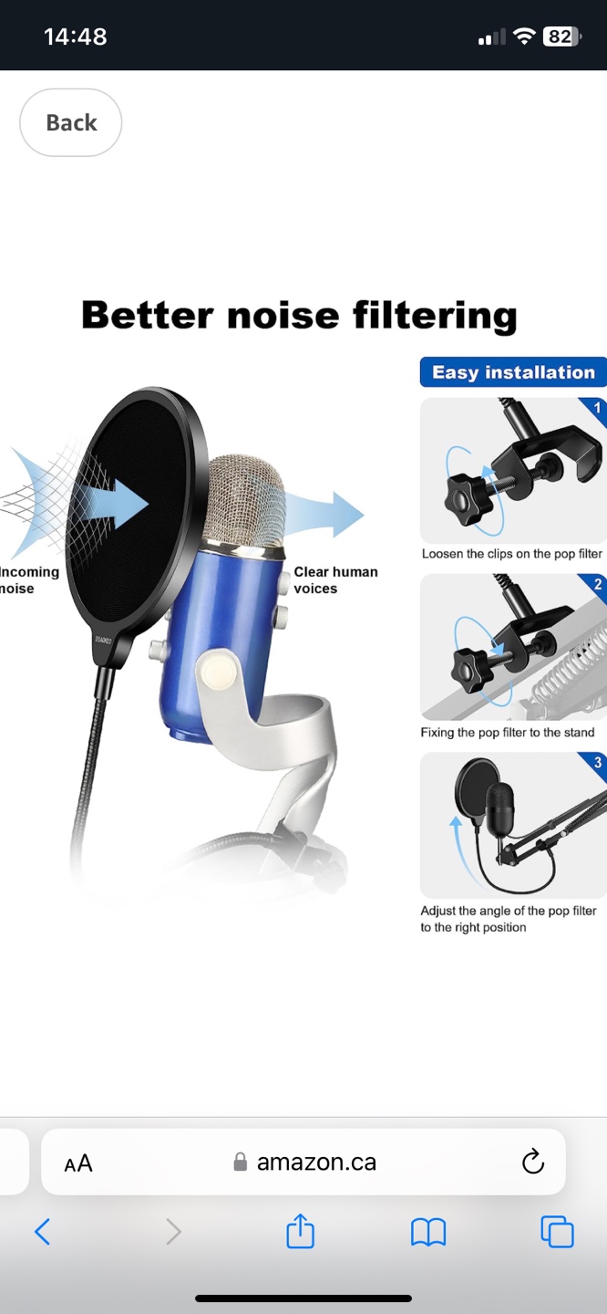 Tivstage Microphone Pop Filter - photo 5