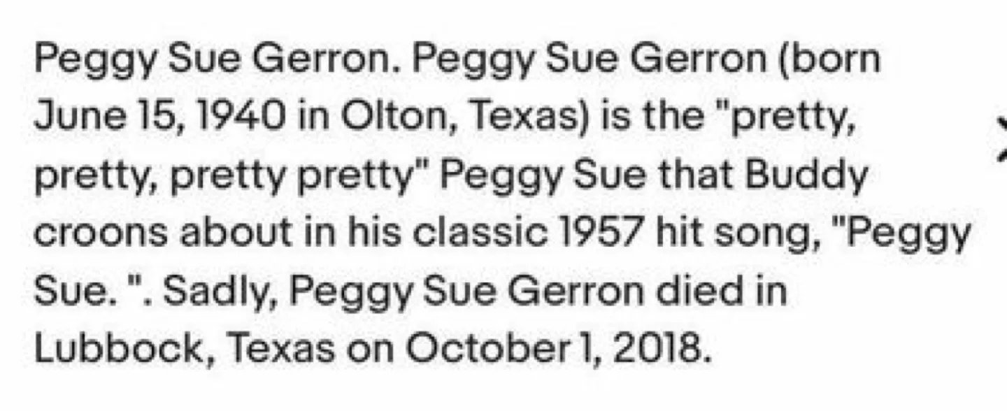 Peggy Sue Gerron Signed Autograph image indicator(3)