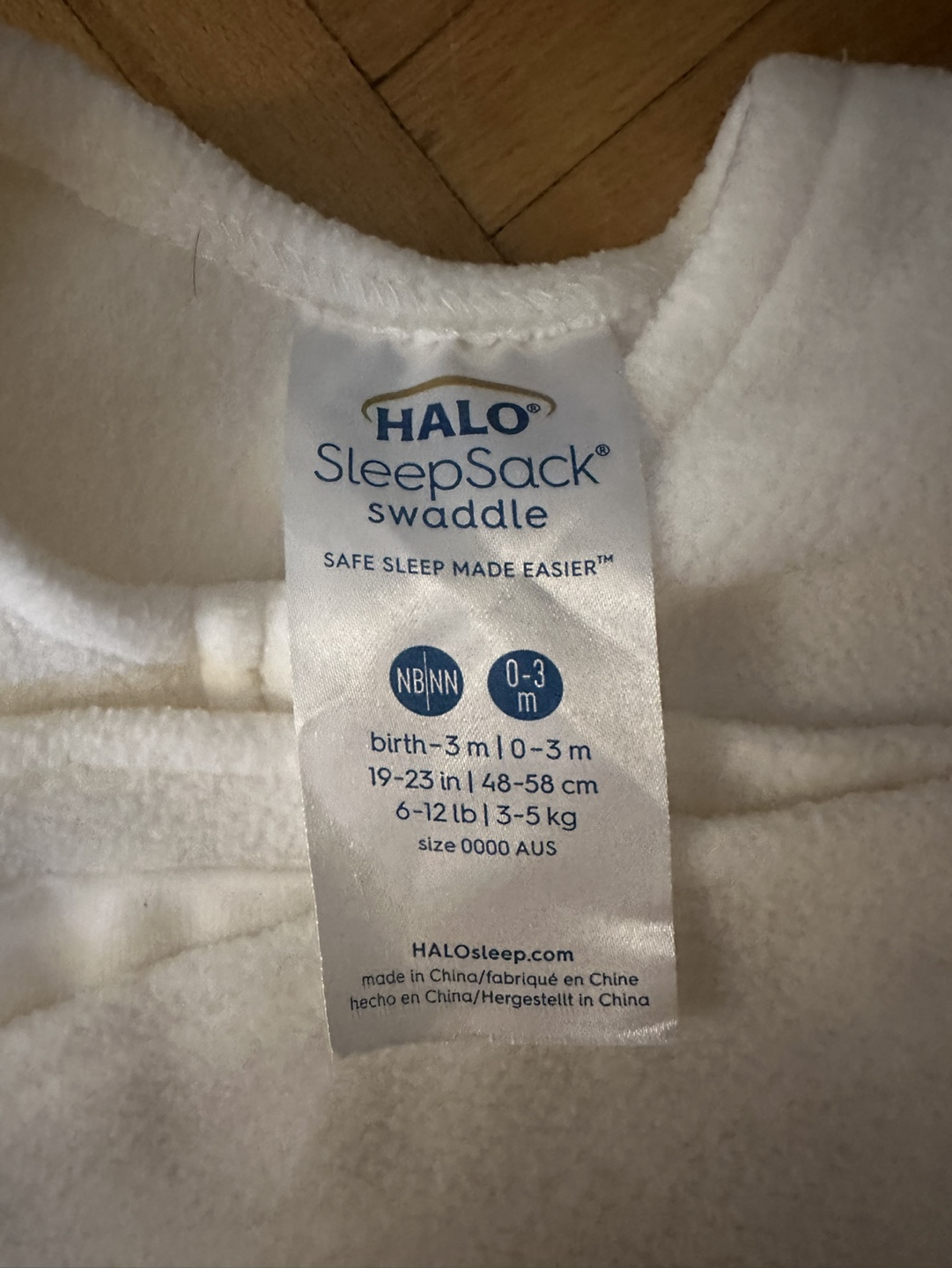 HALO SleepSack Swaddle 0-3 Months - photo 2