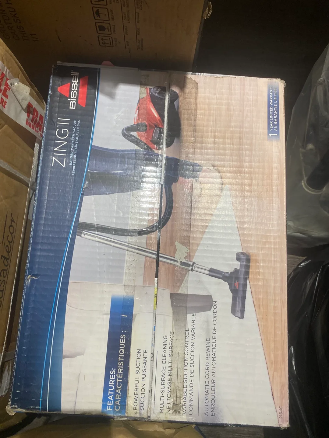 Bissell Zing II Bagged Canister Vacuum image indicator(2)