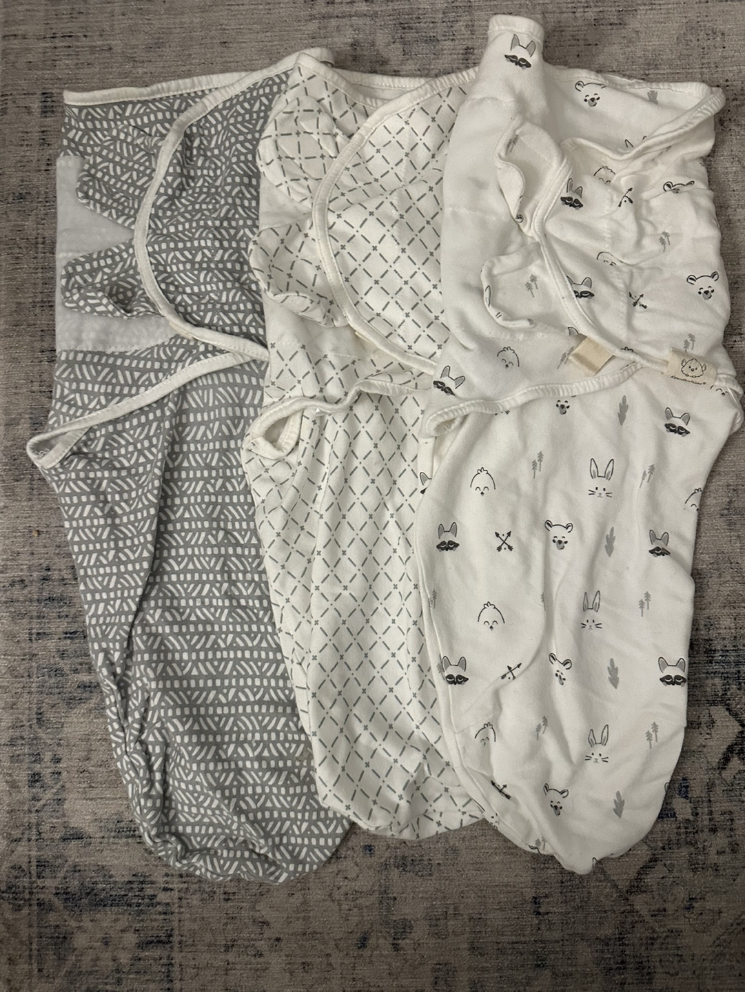 KeaBabies 3-Pack Organic Baby Swaddle Sleep Sacks