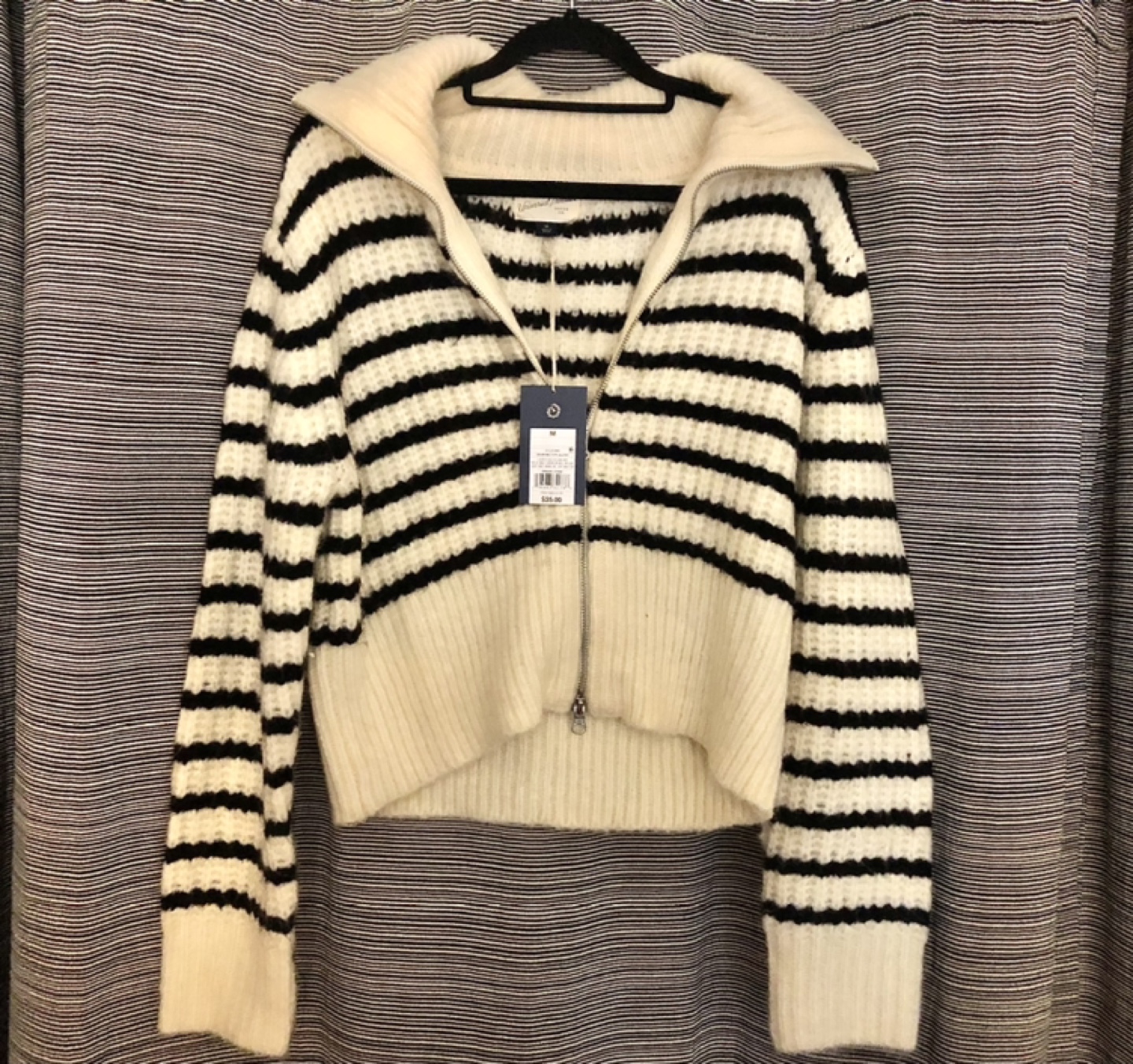 Universal Thread Striped Zip Up Cardigan - photo 2