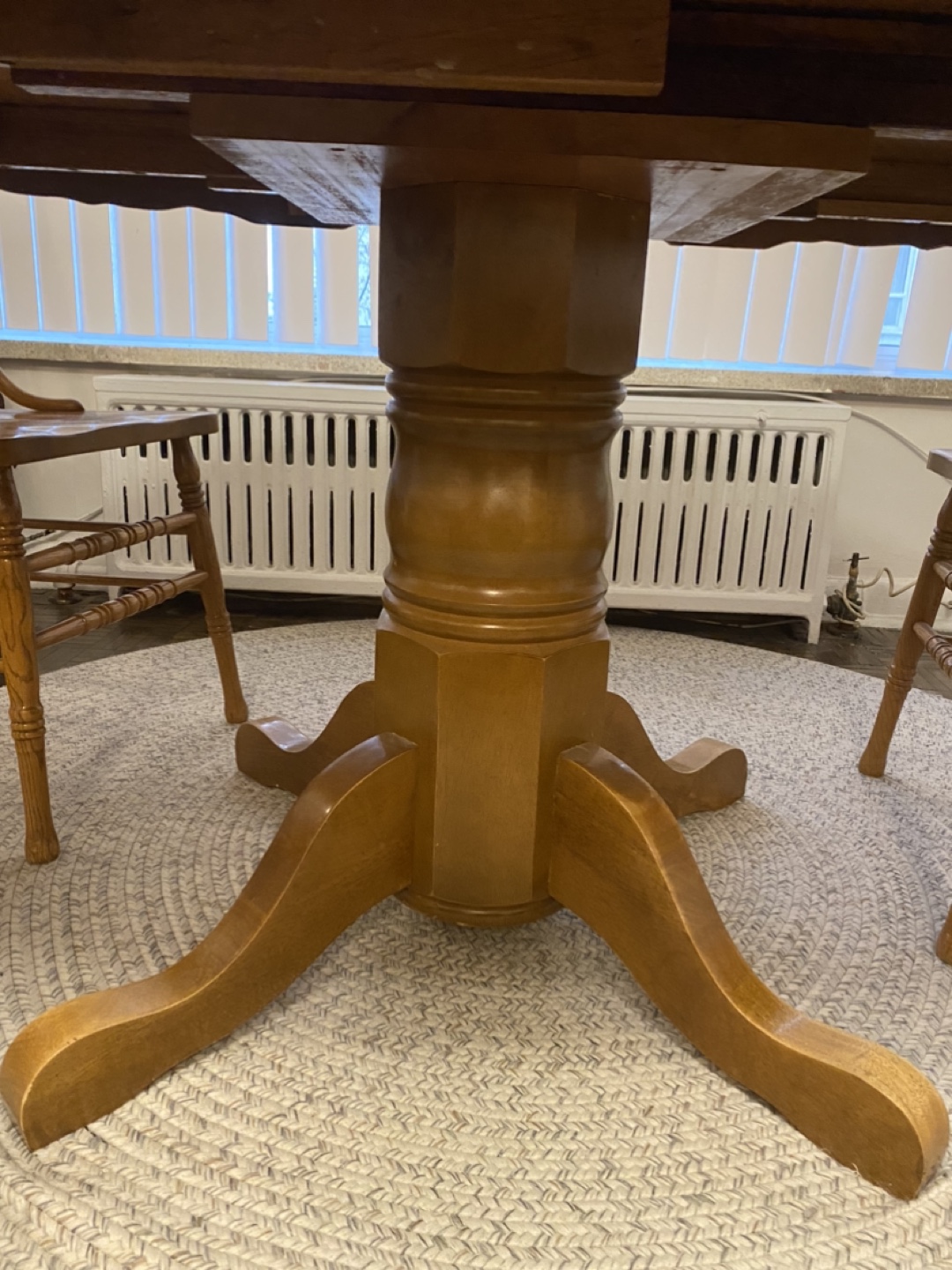 Solid Wood Dining Table and Chairs - photo 5
