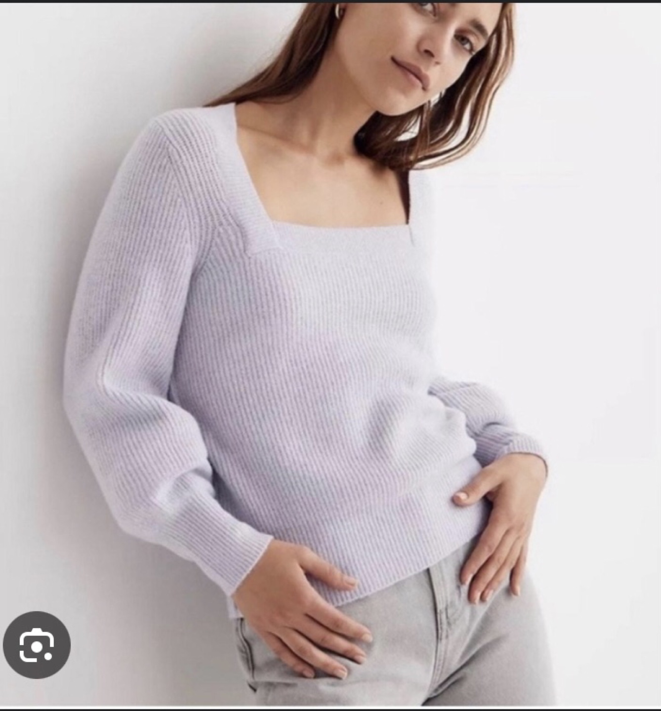 Madewell Square Neck Sweater