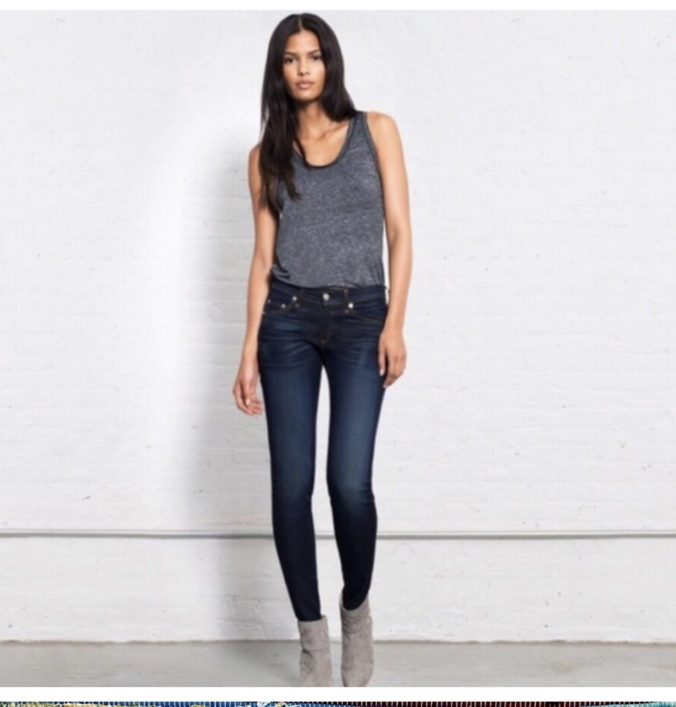 Rag & Bone Skinny Jeans Size 29 Plymouth Wash