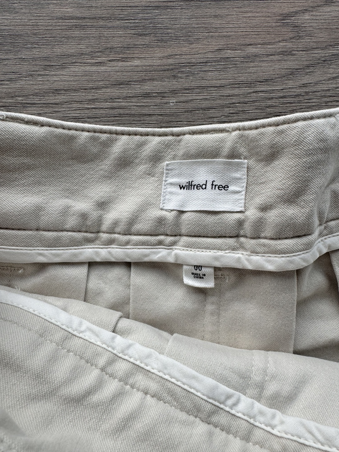 Wilfred Free Cream Pleated Skirt Size 00 - photo 3