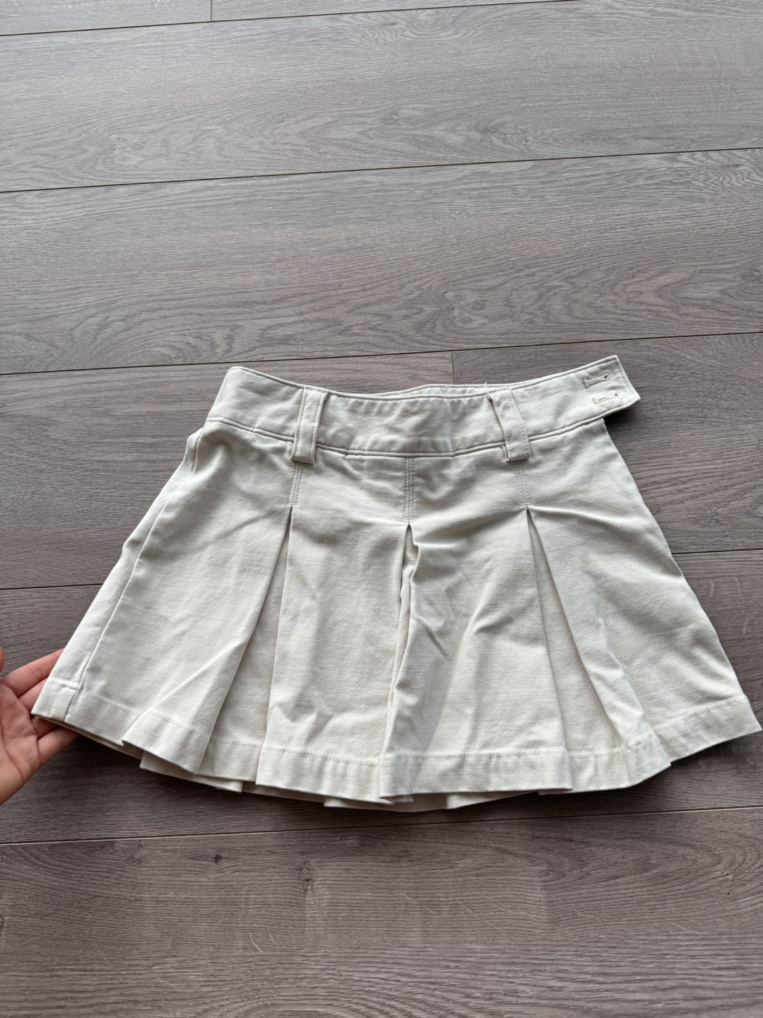 Wilfred Free Cream Pleated Skirt Size 00 - photo 2