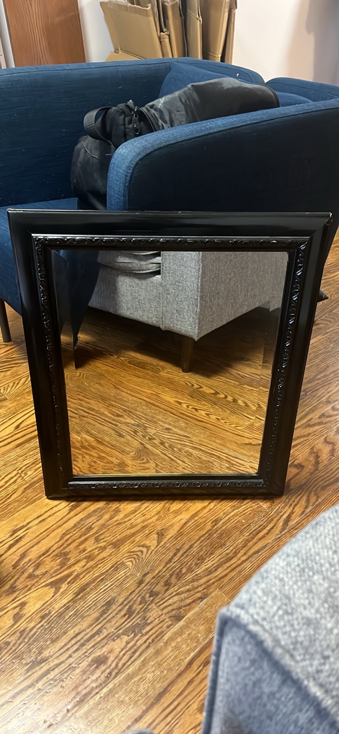 Black Framed Mirror