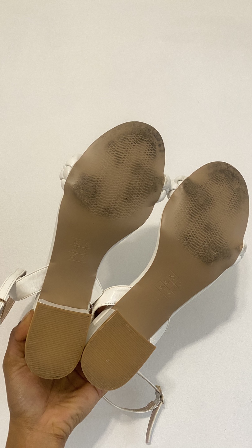 Boohoo White Braided Block Heel Sandals - photo 4