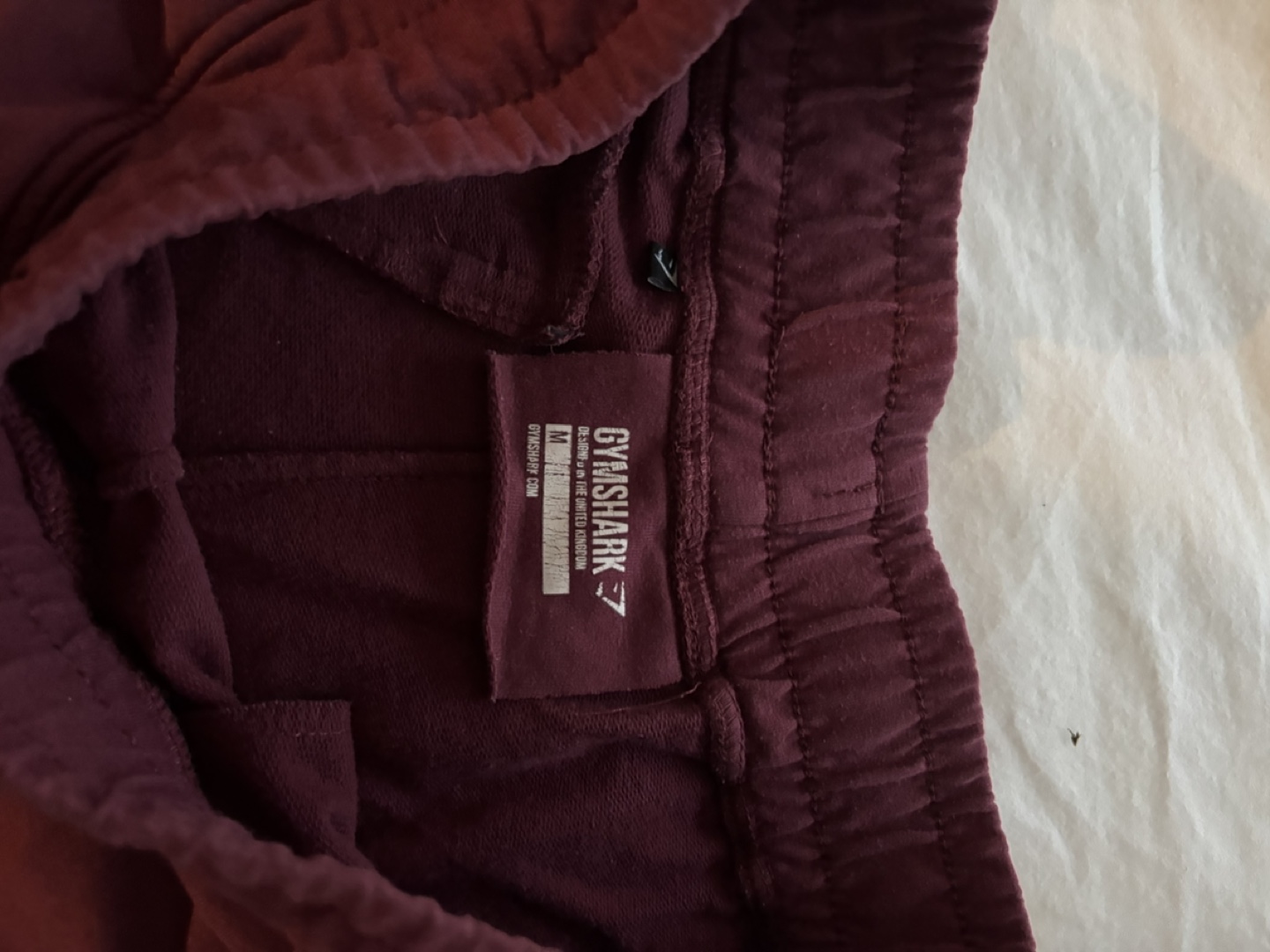Gymshark Burgundy Sweat Shorts - photo 2
