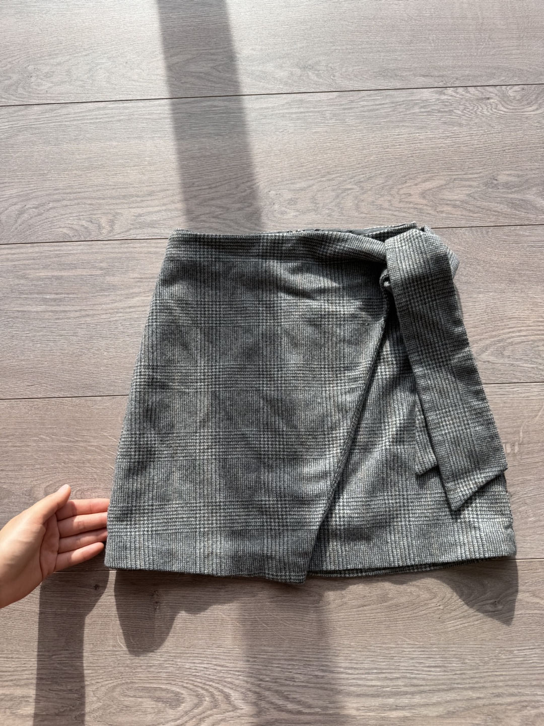Wilfred Plaid Wrap Skirt - photo 2