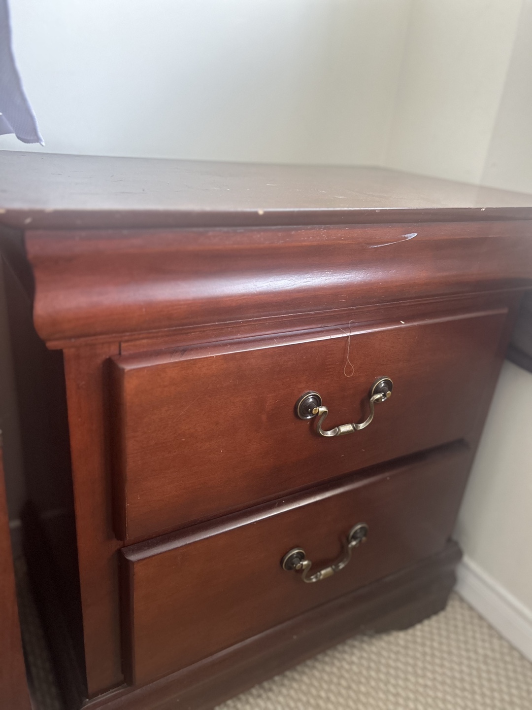 Vintage Wooden Nightstand