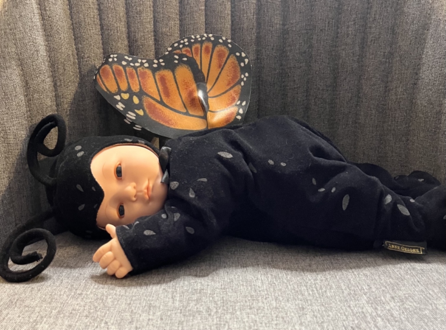 Vintage Anne Geddes Newborn Butterfly Collectible
