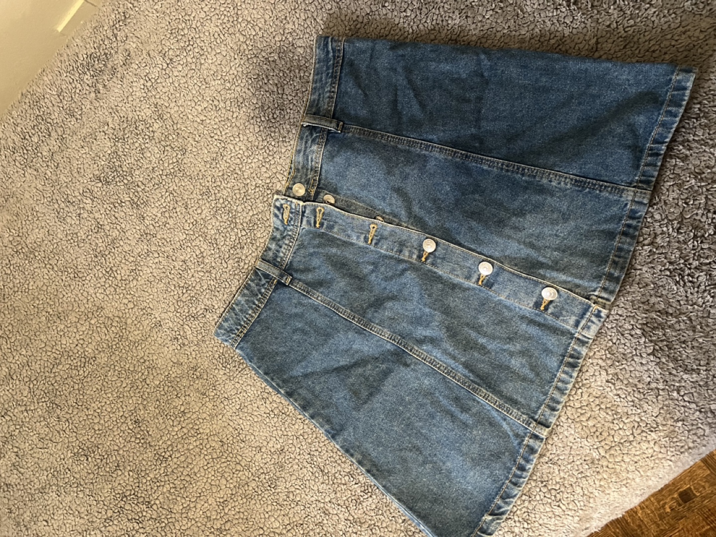 Blue Denim Skirt