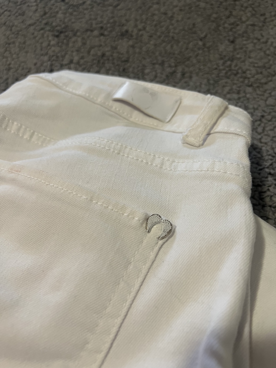 White Flare Jeans - photo 2