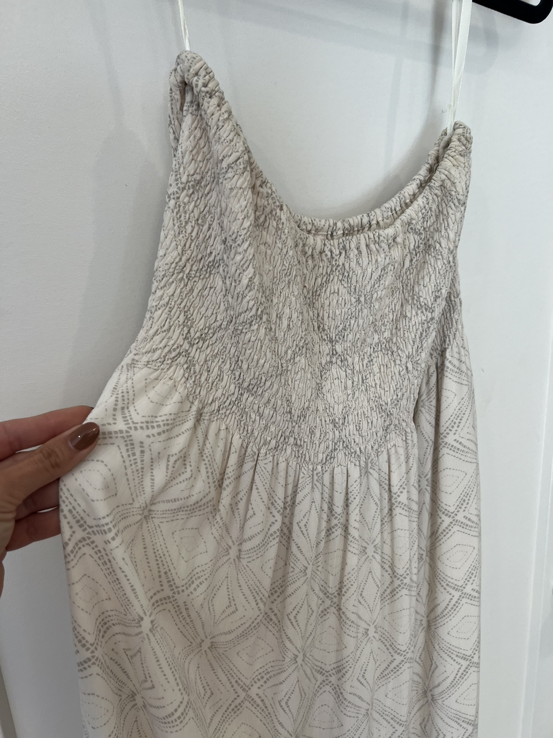 White Strapless Maxi Dress - photo 2