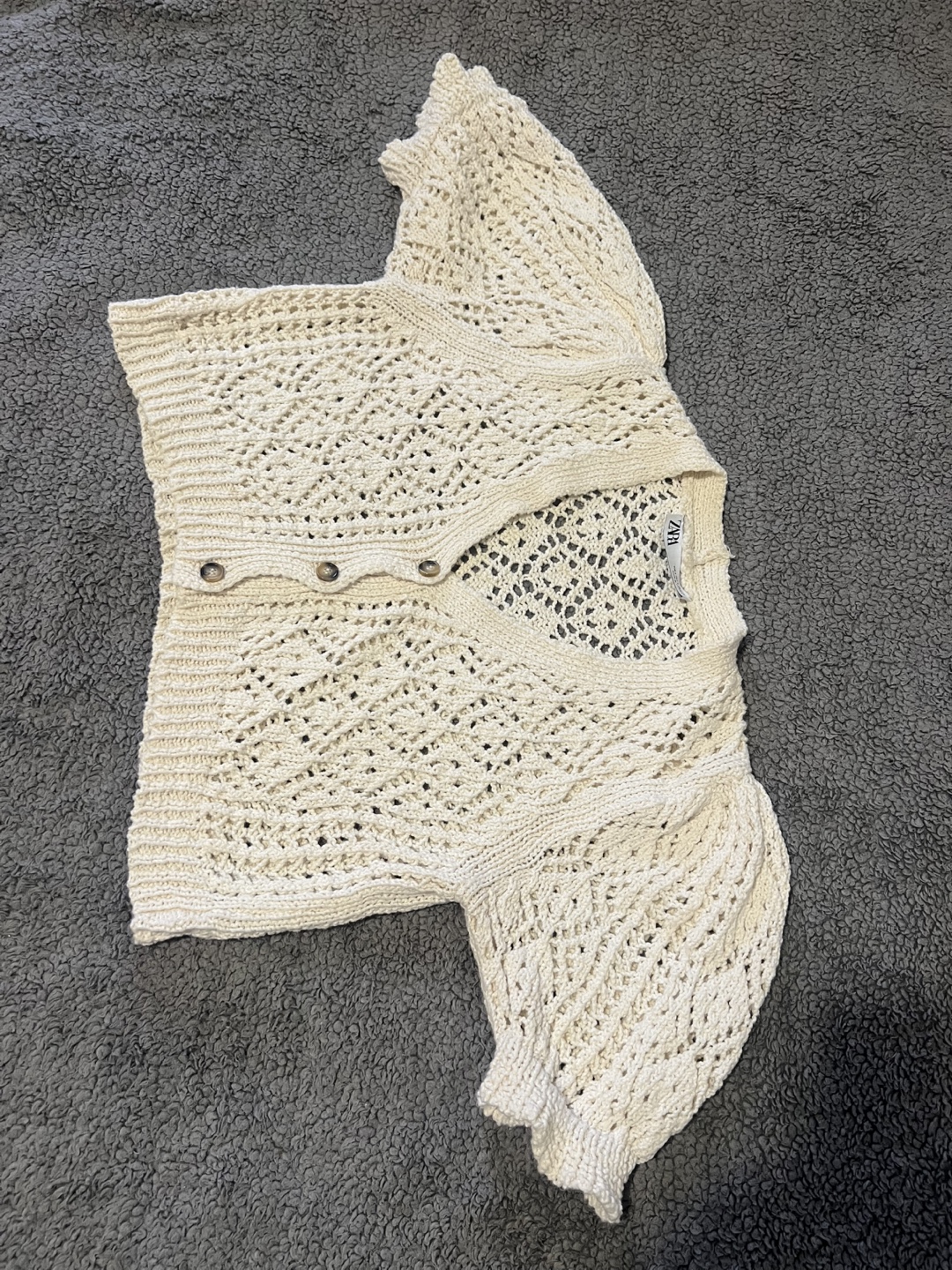 Zara Crochet Knit Cardigan