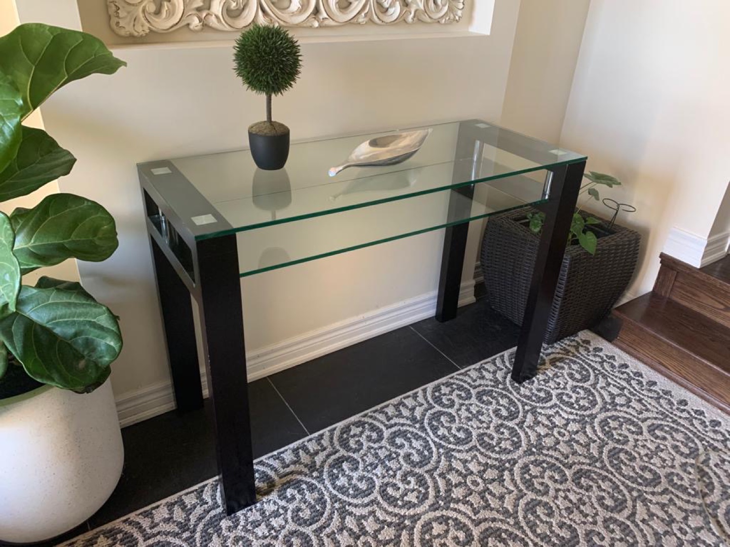Glass Console Table - photo 2