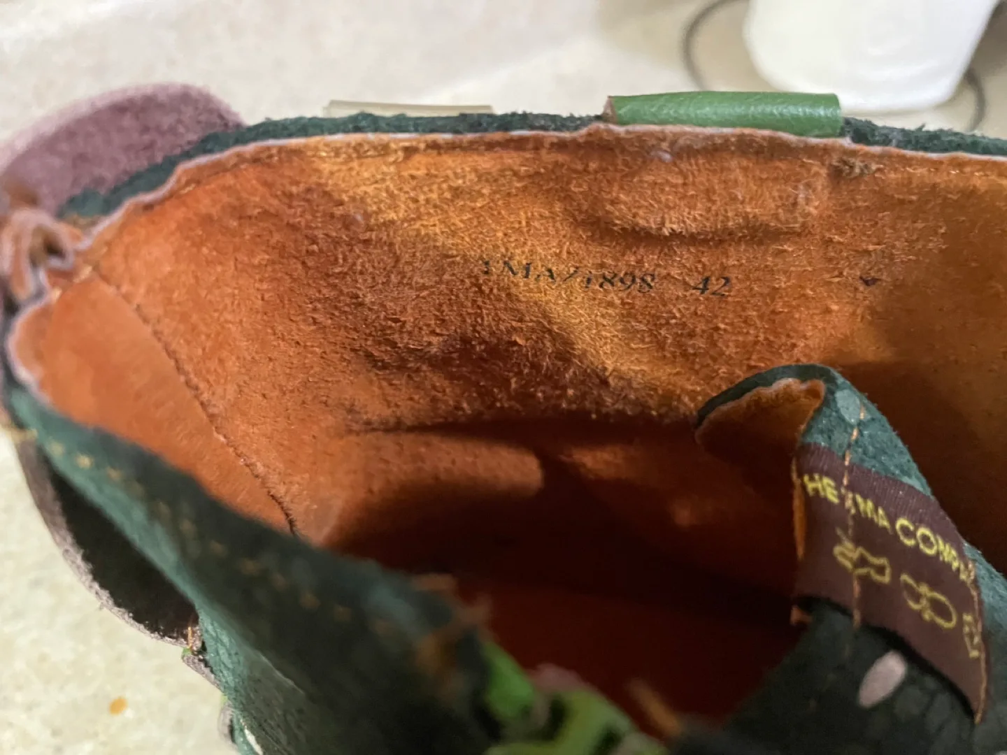 🧡 TMA Eyes Rad Green Leather Boots image indicator(3)