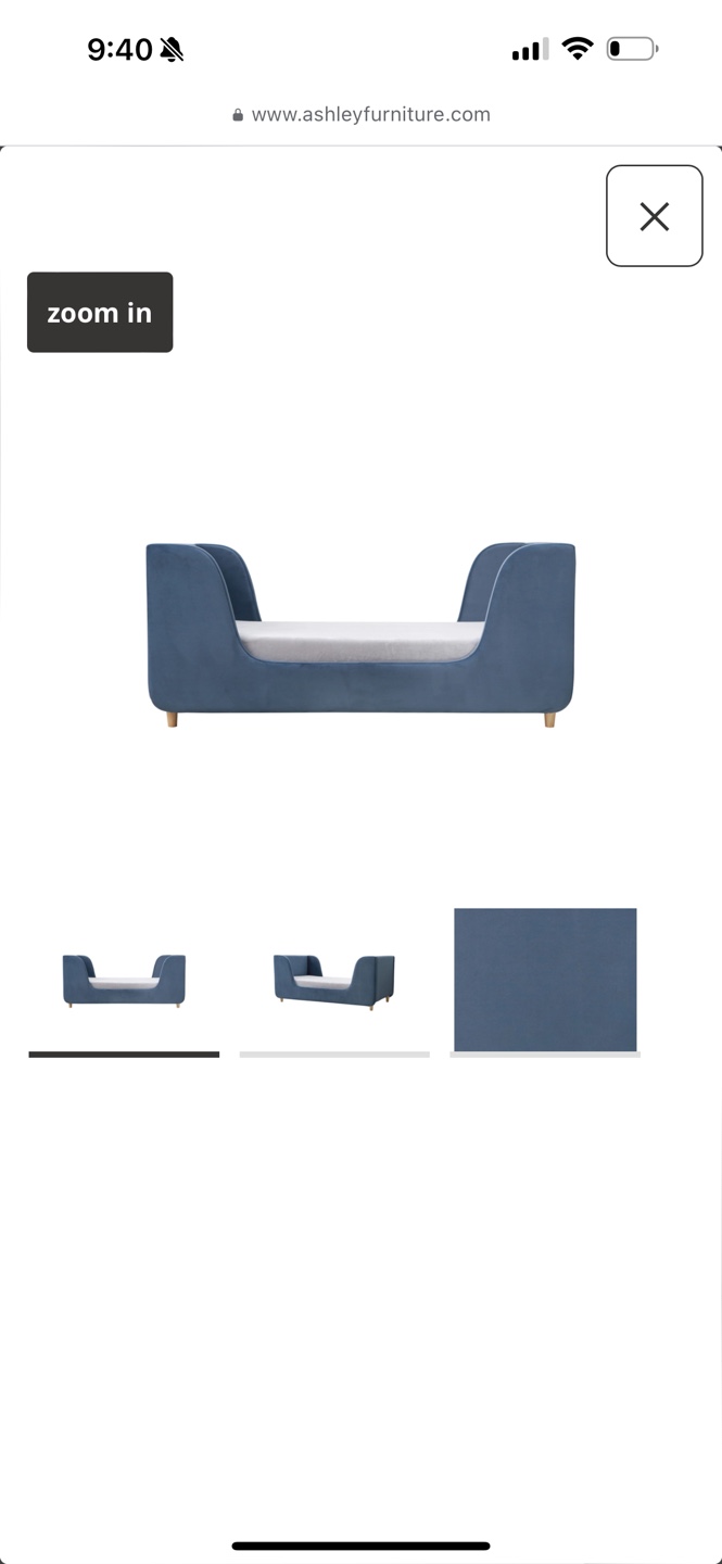 Furniture Bodhi Upholstery Toddler Bed - photo 2