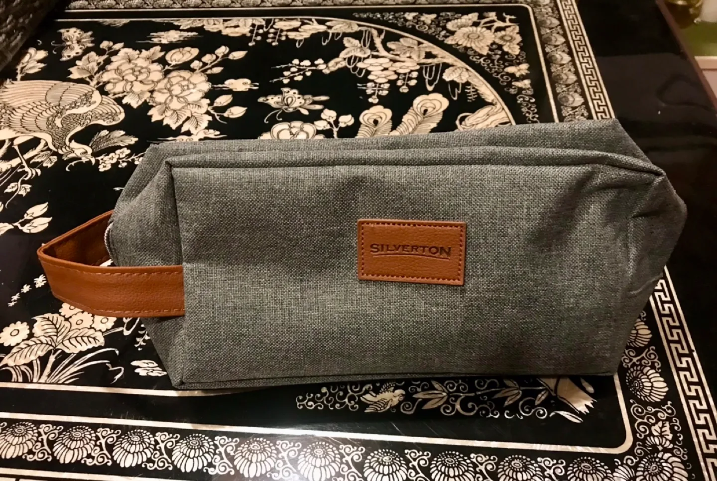 Grey Travel Toiletry Bag 🧡 image indicator(2)