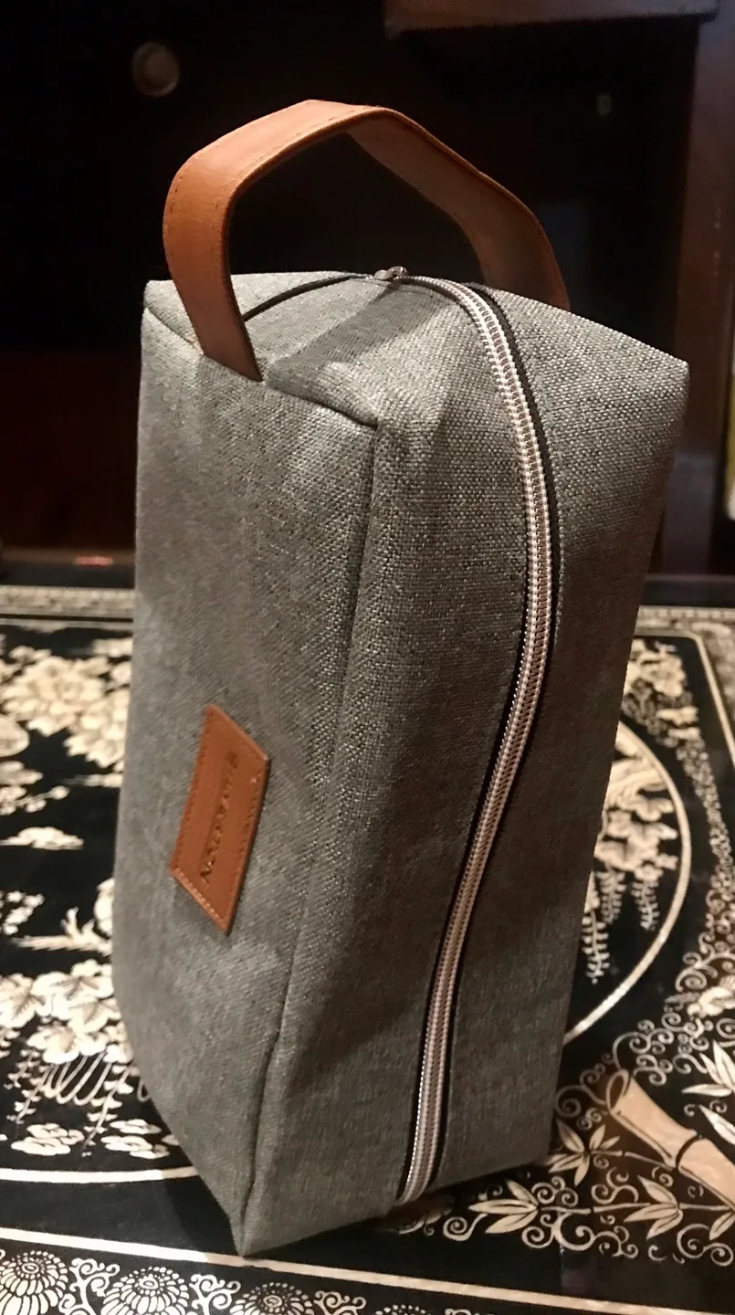 Grey Travel Toiletry Bag 🧡 image indicator(3)